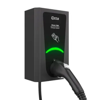 Однофазна зарядна станція для електромобіля Octa Energy SW107-C2 Smart Wall на 7кВт (Type 2)