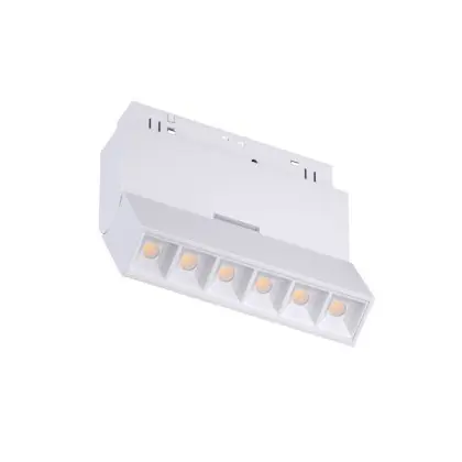 Магнитный трековый светильник Kloodi KDMG-BOOK112 DL 6W 4K WH LED 480Lm IP20 белый Магнитный трековый светильник Kloodi KDMG-BOOK112 DL 6W 4K WH LED 480Lm IP20 белый