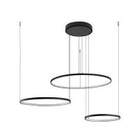 Люстра Nowodvorski 10867 Circolo LED 3x45W 4000K 1800Lm IP20 чорна