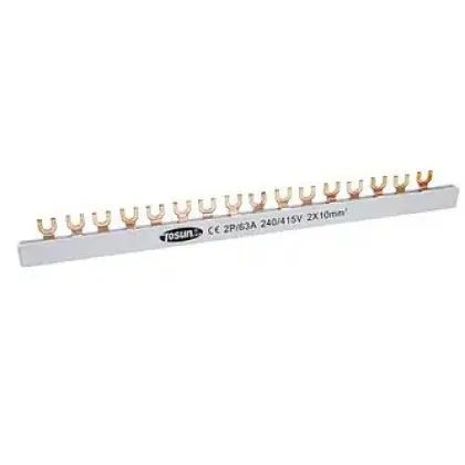 Соединительная шина TOSUNlux FORK 2P 63A 1м (6940151042068) Соединительная шина TOSUNlux FORK 2P 63A 1м (6940151042068)
