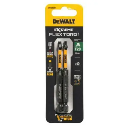 Набір біт DeWALT DT70568T Impact Torison T20 89 (2 шт) Набір біт DeWALT DT70568T Impact Torison T20 89 (2 шт)