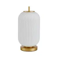 Настольная лампа Italux TB-28798-1-GD-WH Olmeto E27 1x10W IP20 золотая Настольная лампа Italux TB-28798-1-GD-WH Olmeto E27 1x10W IP20 золотая