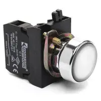 Натискна кнопка EMAS CM100DB (1НО) біла