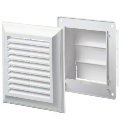 Решетка Blauberg Decor 140х140Gs белая