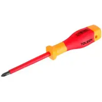 Діелектричний хрестовий викрутка Tolsen (V30400) VDE PH 0х60мм Premium