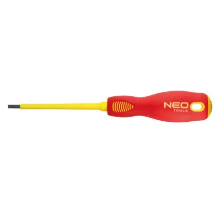 Шлицевая отвертка Neo Tools 04-052 3.0x100мм CrMo (1000В)