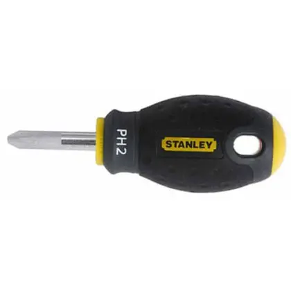 Короткая отвертка Stanley FatMax Ph2x30 укороченная Короткая отвертка Stanley FatMax Ph2x30 укороченная