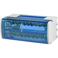 Розподільний клемний блок ETI 001102301 EDB-211 2p L+PE/N 125A на 11 виходів