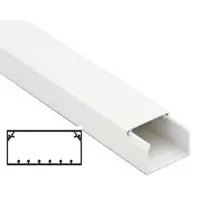Белый кабель-канал DKC 100x40 с направляющими In-Liner, 2м,