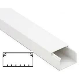 Белый кабель-канал DKC 100x40 с направляющими In-Liner, 2м,