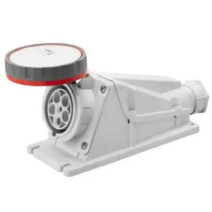 Стационарный разъем 90° GEWISS IP67 3P+N+E 125A 400В (GW62535) Стационарный разъем 90° GEWISS IP67 3P+N+E 125A 400В (GW62535)