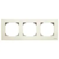 Трехпостовая рамка ABB Sky 8573 BL (белая) Трехпостовая рамка ABB Sky 8573 BL (белая)