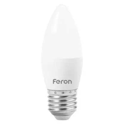 Світлодіодна лампа Feron 5036 LB-737 6Вт 2700К C37 Е27 Світлодіодна лампа Feron 5036 LB-737 6Вт 2700К C37 Е27
