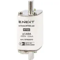 Плавкий запобіжник E.Next e.fuse.NT00.40 габарит 00 40А (i0760077) Плавкий запобіжник E.Next e.fuse.NT00.40 габарит 00 40А (i0760077)