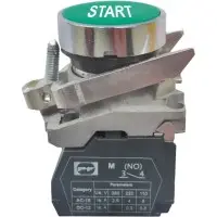 Кнопка Promfactor FP4-BA4331 1NО "START" зеленая (FP4-BA4331)