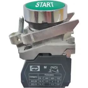 Кнопка Promfactor FP4-BA4331 1NО "START" зеленая (FP4-BA4331)