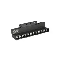 Магнитный трековый светильник Oledim 7771545 OL218A LED 1x12W 3000K/4000K/6000K 62Lm IP20 черный