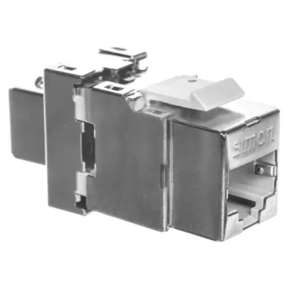 Модуль Kontakt Simon Simon 54 Premium CJ545FM RJ45 STP cat5e типа Keystone Модуль Kontakt Simon Simon 54 Premium CJ545FM RJ45 STP cat5e типа Keystone