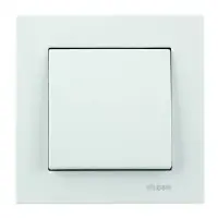 Выключатель Nilson Moda белый 1кл с подсветкой ( 21112002 )