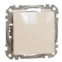 Кнопковий вимикач Schneider Electric Sedna Design & Elements бежевий SDD112111