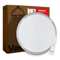 Стельовий світильник Vestum WILLOW зоряне небо 80Вт 490x65мм 3000К-6500К Стельовий світильник Vestum WILLOW зоряне небо 80Вт 490x65мм 3000К-6500К
