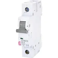 Автоматичний вимикач ETI 002111511 ETIMAT 6 1p B 4А (6 kA)