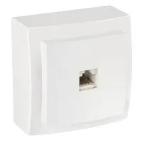 Розетка Nilson Themis біла комп'ютерна CAT5e RJ45 ( 26111044 )