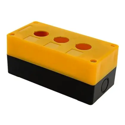 Корпус для кнопок TNSy КП103 3 місця жовта (TNSy5500299)