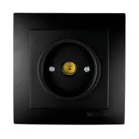 Розетка Nilson Touran черная мат TV ( 24381029 )