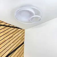 Светильник LED smart DUOS+пульт круг 100W 3000-5000K IP20 белый ( 220795 )