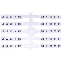 Маркувальна табличка ETI EO3 L1,L2,L3,N,PE 200шт (3901816)
