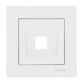 Розетка Nilson Moda біла комп'ютерна без модуля ( 21112042 )