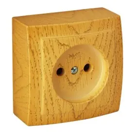 Розетка Nilson Themis дуб 1-на без заземлення ( 26251015 )
