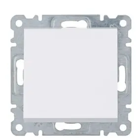 Вимикач 1-клавішний, універсальний, WL0020 Lumina-2, білий, Hager