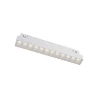 Магнитный трековый светильник Kloodi KDMG-LINE220 DL 12W 3K WH LED 960Lm IP20 белый