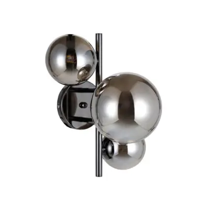 Бра, настенный светильник Italux WL-406007-3A-BCR Canello G9 3x5W IP20 дымчатый Бра, настенный светильник Italux WL-406007-3A-BCR Canello G9 3x5W IP20 дымчатый