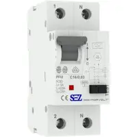 Диф автомат SEZ PFI2 C 16A/0,03A (PFI2C_16A/0,03A) Диф автомат SEZ PFI2 C 16A/0,03A (PFI2C_16A/0,03A)