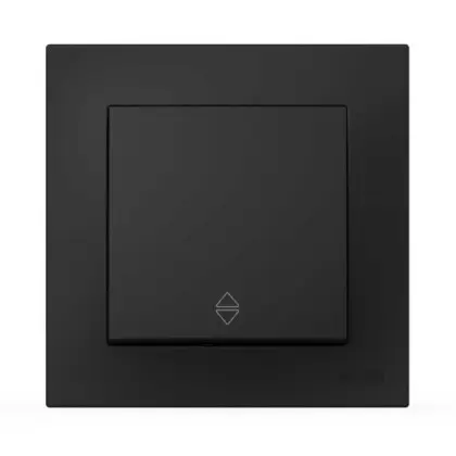 Выключатель EL-BI VEGA черный мат 1-кл проходной ( 510-014800-209 ) Выключатель EL-BI VEGA черный мат 1-кл проходной ( 510-014800-209 )