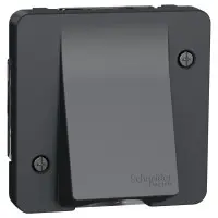 Накладка для виведення кабелю Schneider Electric MUR37931 IP55 (чорний) Накладка для виведення кабелю Schneider Electric MUR37931 IP55 (чорний)