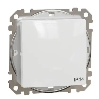 Одноклавішний перемикач Schneider Electric Sedna Design & Elements з кришкою IP44 білий SDD211106 Одноклавішний перемикач Schneider Electric Sedna Design & Elements з кришкою IP44 білий SDD211106