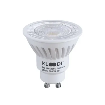 Светодиодная лампочка Kloodi KDGU10-9WSMD 3K 60D GU10 900Lm IP20