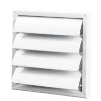 Грати Vents МВ 120 ВЖ АБС біла Грати Vents МВ 120 ВЖ АБС біла