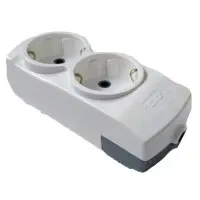 Колодка двойная Sokol с заземлением (7.5.2.157195)