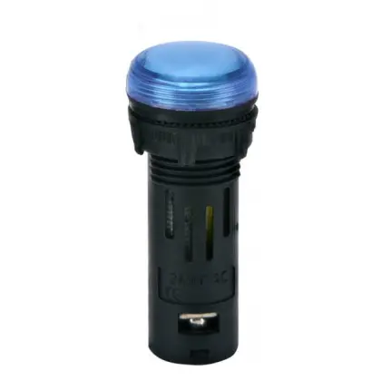 Сигнальная лампа LED ETI ECLI-16-240A-B 240В AC Ø16мм синяя матовая (4771610) Сигнальная лампа LED ETI ECLI-16-240A-B 240В AC Ø16мм синяя матовая (4771610)