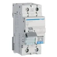 Автоматичний вимикач Hager ARC975D з дуговим захистом AFDD 6кА C 25A 1P+N