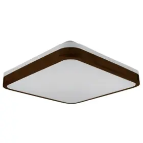 Матовий світильник Vestum GLOW 60Вт 391x391x65мм 3000К-6500К махагон