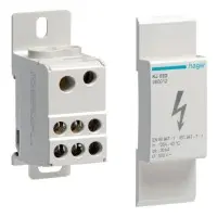 Блок розгалужувальний Hager 125A (вхід 1х35мм2+1х16мм2; вихід 6х16мм2)