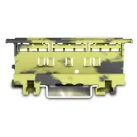 Держатель клемм Wago 221-500/000-053 на DIN-35 рейку или для винтового крепления (серо-желтый) Держатель клемм Wago 221-500/000-053 на DIN-35 рейку или для винтового крепления (серо-желтый)