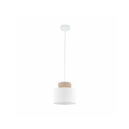Подвесной светильник, люстра Tk Lighting 10078 Duo Juta E27 1x15W IP20 Белый