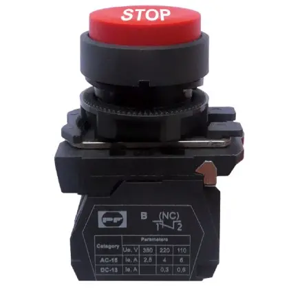 Кнопка Promfactor FP5-AL4342 1NC STOP красная (FP5-AL4342) Кнопка Promfactor FP5-AL4342 1NC STOP красная (FP5-AL4342)